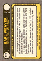 1981 Fleer Earl Weaver #178 NM-MT+