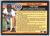 1991 Fleer All-Stars Cecil Fielder #4