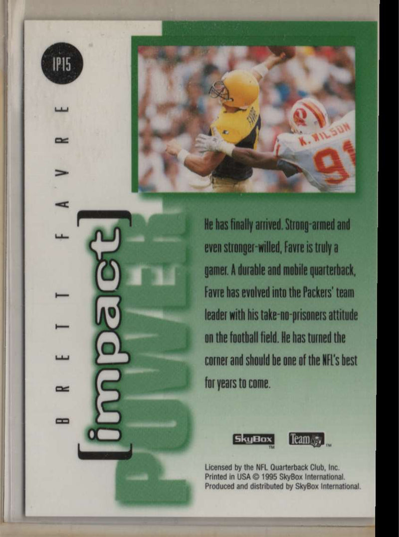 1995 SkyBox Impact Power Brett Favre