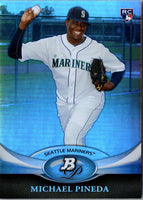 2011 Bowman Platinum Michael Pineda #55 Rookie