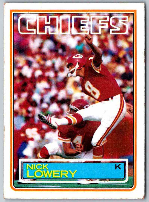 1983 Topps Nick Lowery #290