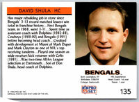 1992 Proset David Shula #135