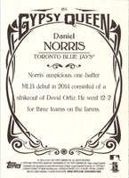 2015 Topps Gypsy Queen Daniel Norris #189 Rookie