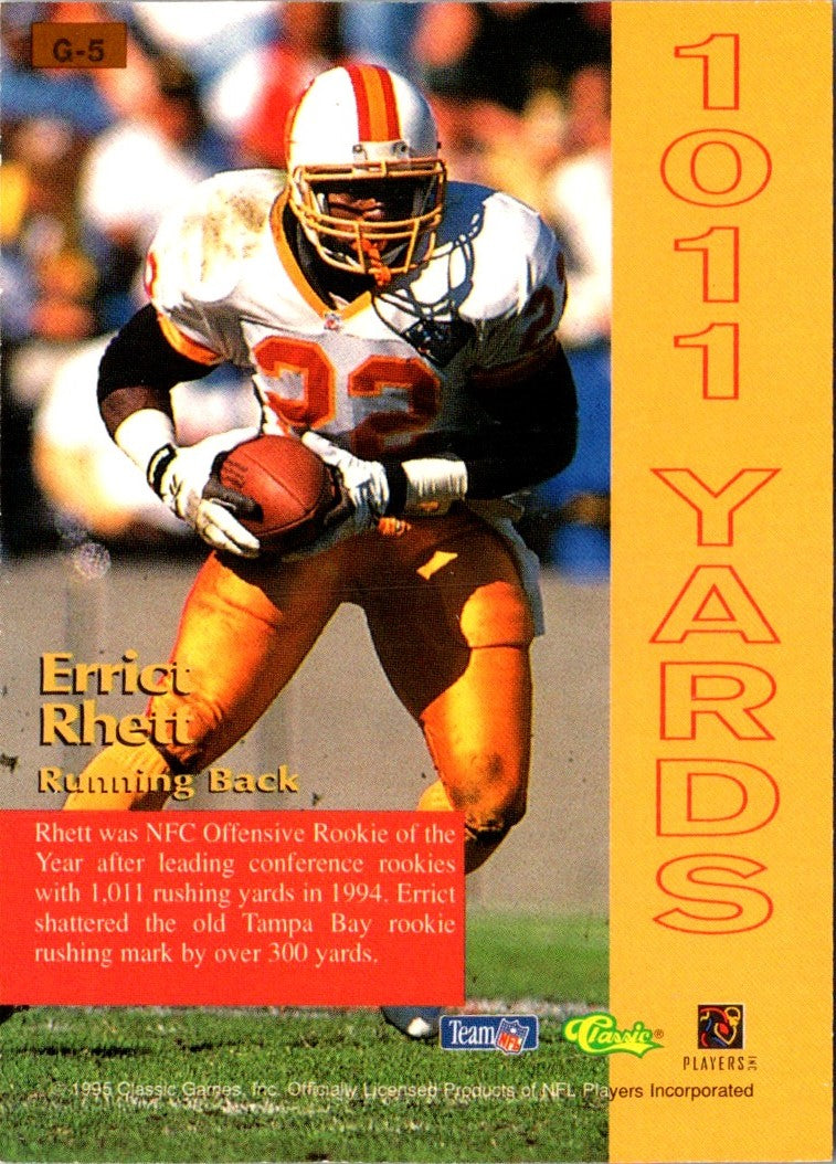 1995 Pro Line Grand Gainers Errict Rhett