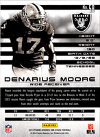 2013 Panini Momentum Double Feature Materials Darren McFadden/Denarius Moore #17 /2
