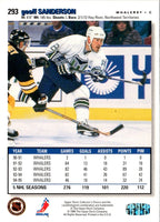1995 Collector's Choice Player's Club Geoff Sanderson #293
