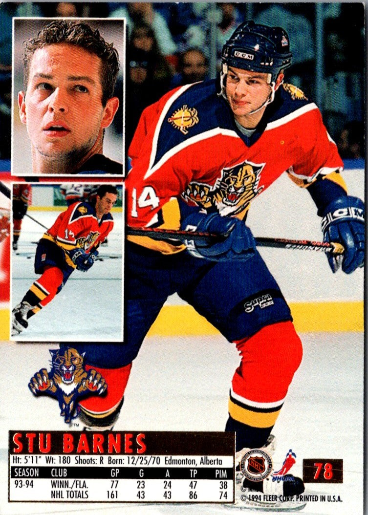 1994 Fleer Stu Barnes