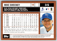 2002 Topps Opening Day Mike Sweeney #35