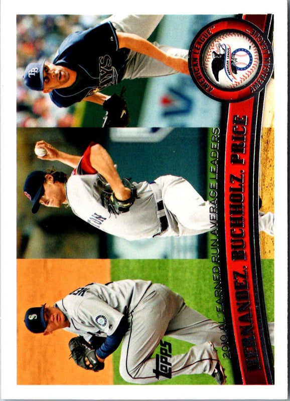 2011 Topps Felix Hernandez/Clay Buchholz/David Price #235