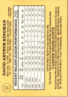 1985 Donruss Dave Kingman #54
