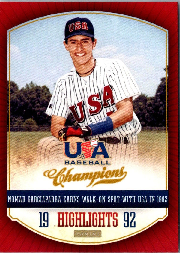 2013 Panini USA Champions Highlights Nomar Garciaparra Earns Walk-on Spot with #11