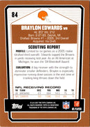 2007 Topps Draft Picks & Prospects Braylon Edwards