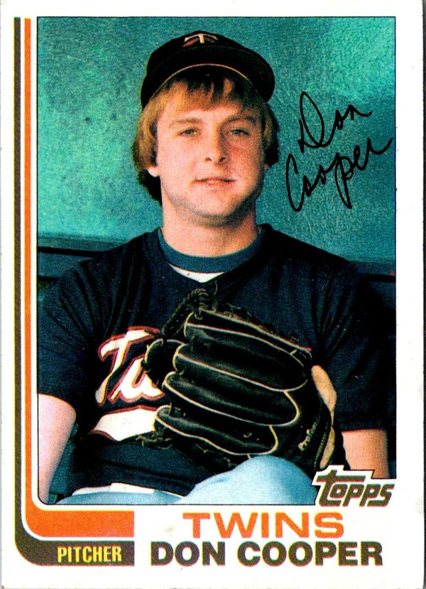 1982 Topps Don Cooper #409 Rookie