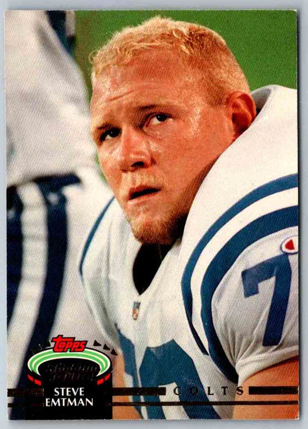 1991 Topps Stadium Club Football Steve Emtman #625