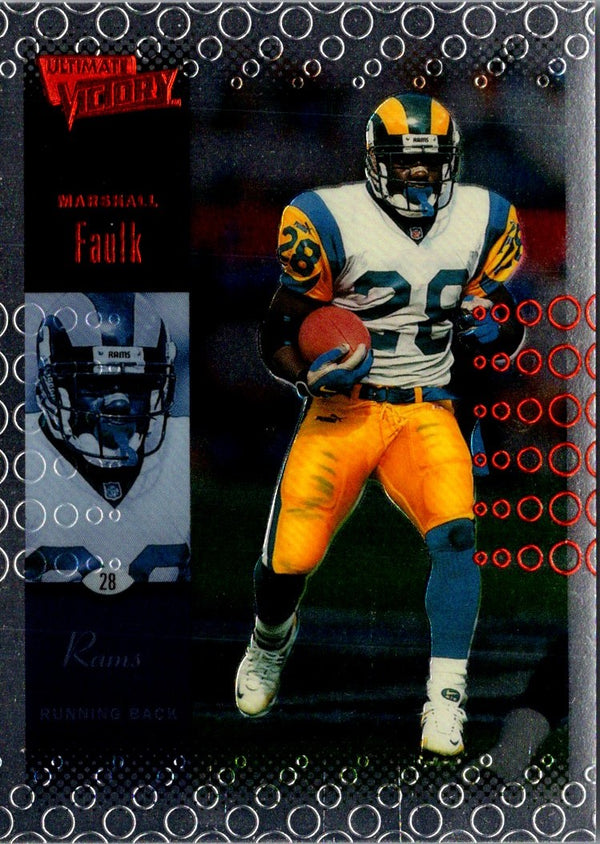 2000 Upper Deck Ultimate Victory Marshall Faulk #71