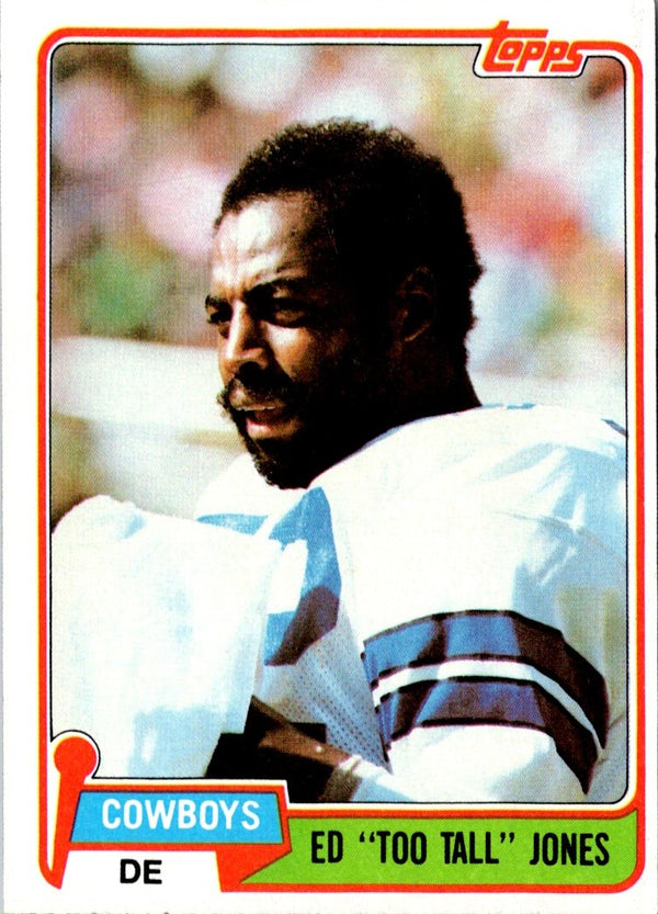 1981 Topps Ed Too Tall Jones #185