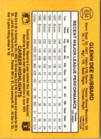 1987 Donruss Glenn Hubbard #634