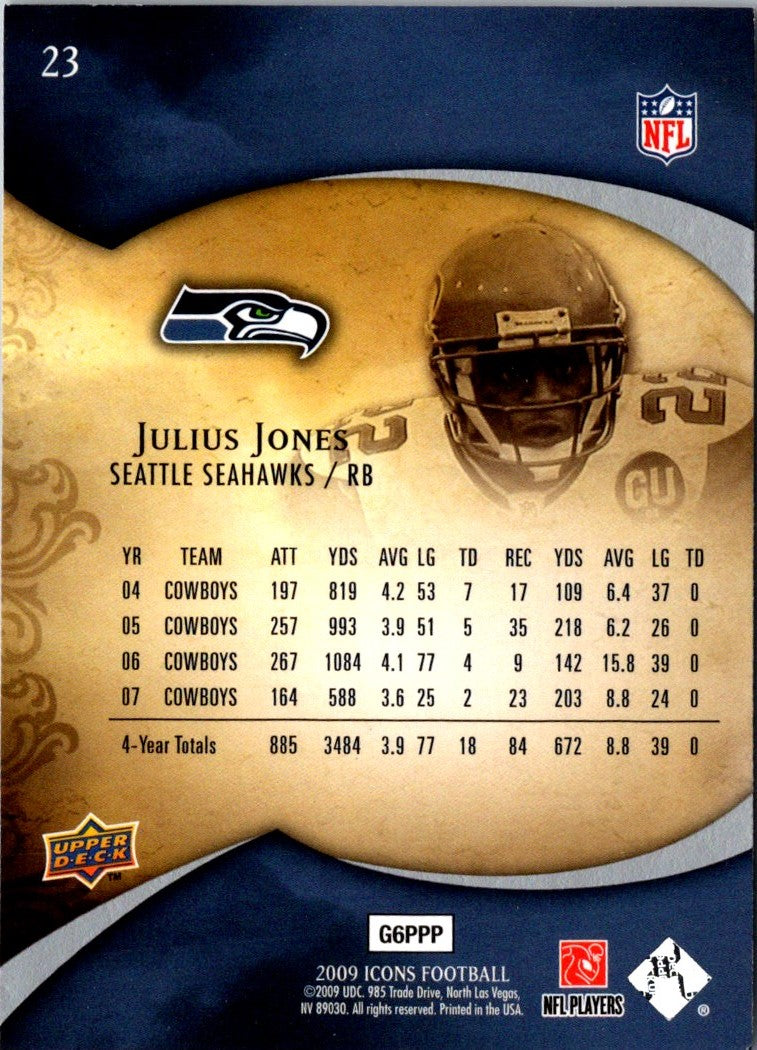 2009 Upper Deck Icons Julius Jones