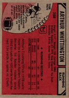 1980 Topps Arthur Whittington #358