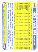 1987 Topps Traded Mike LaValliere #61T