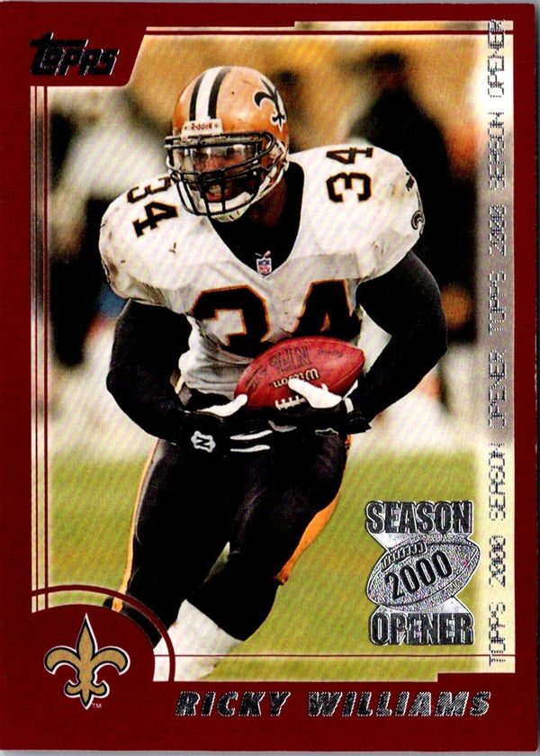 2000 Topps Season Opener Ricky Williams #129