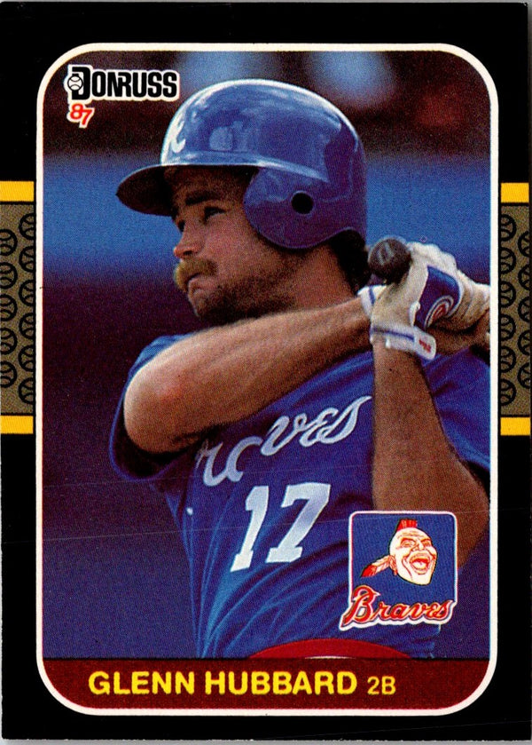 1987 Donruss Glenn Hubbard #634