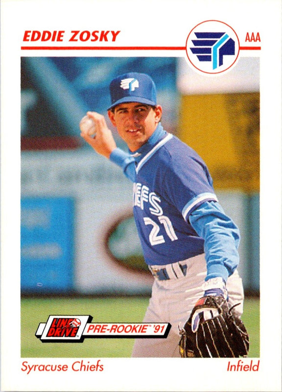 1991 Line Drive AAA Eddie Zosky #523