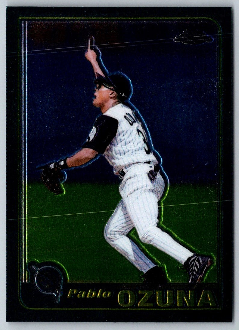 2001 Topps Chrome Pablo Ozuna