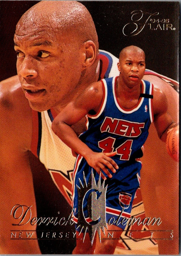 1994 Flair Derrick Coleman #96