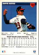 1993 Donruss David Justice