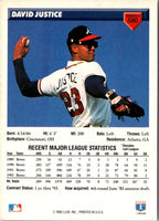 1993 Donruss David Justice #580
