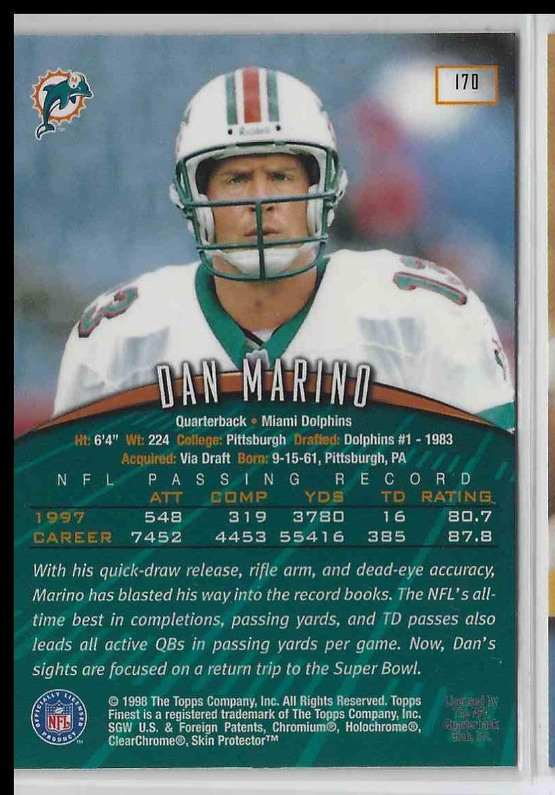 1998 Finest Dan Marino
