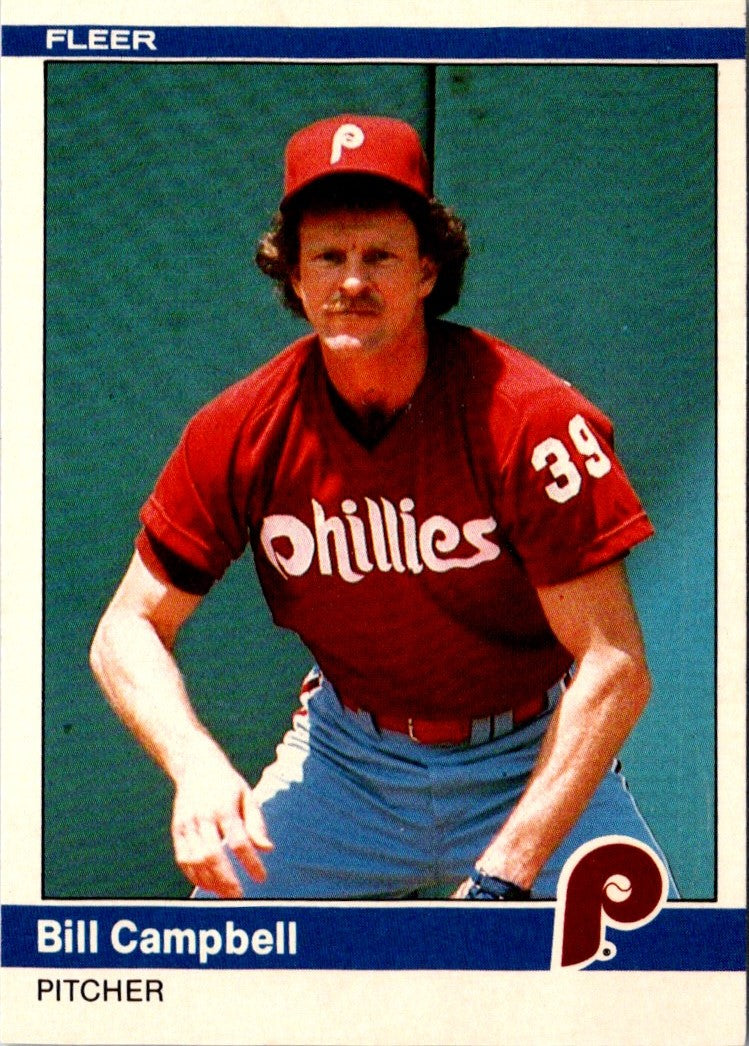 1984 Fleer Update Bill Campbell