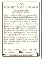 2006 Topps Turkey Red Mike Lieberthal #552