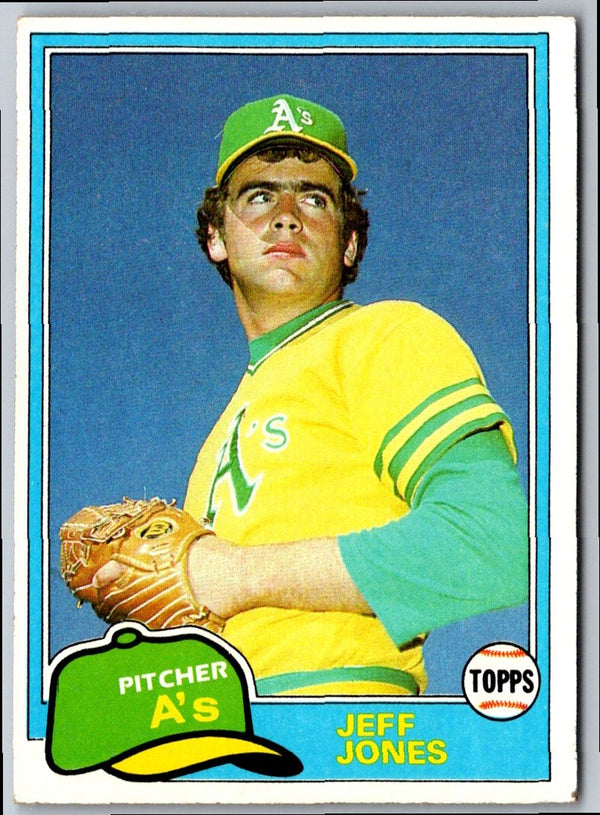 1981 Topps Jeff Jones #687 Rookie