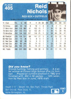 1984 Fleer Reid Nichols #405