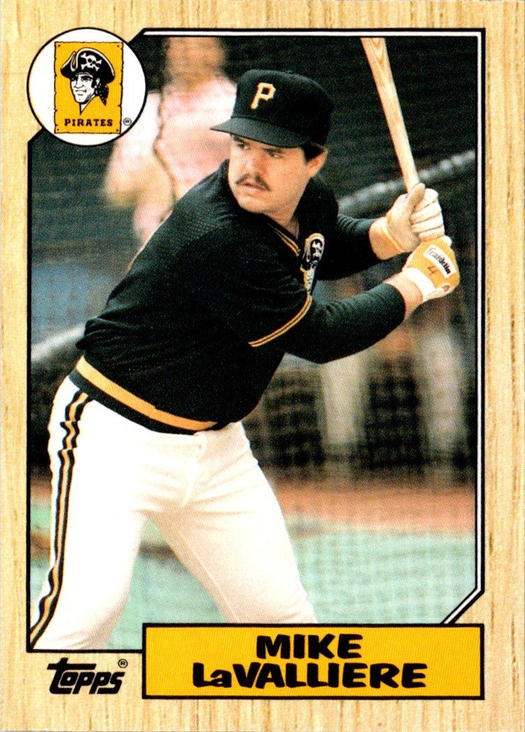 1987 Topps Traded Mike LaValliere