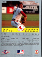 1993 Classic Best Jeff Alkire #93