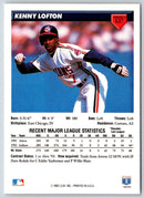 1993 Donruss Kenny Lofton