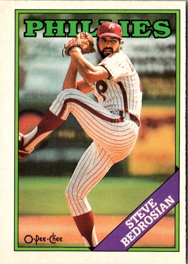 1988 O-Pee-Chee Steve Bedrosian #344