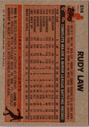 1983 Topps Rudy Law