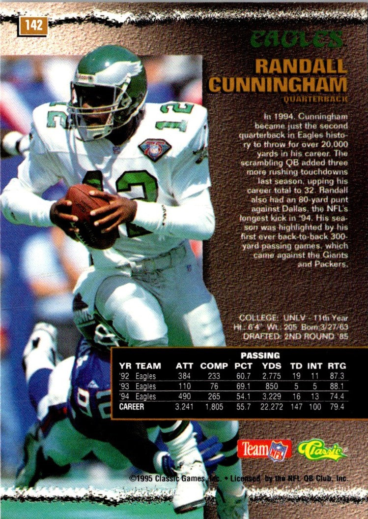 1995 Pro Line Randall Cunningham