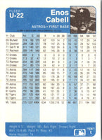 1984 Fleer Update Enos Cabell #U-22