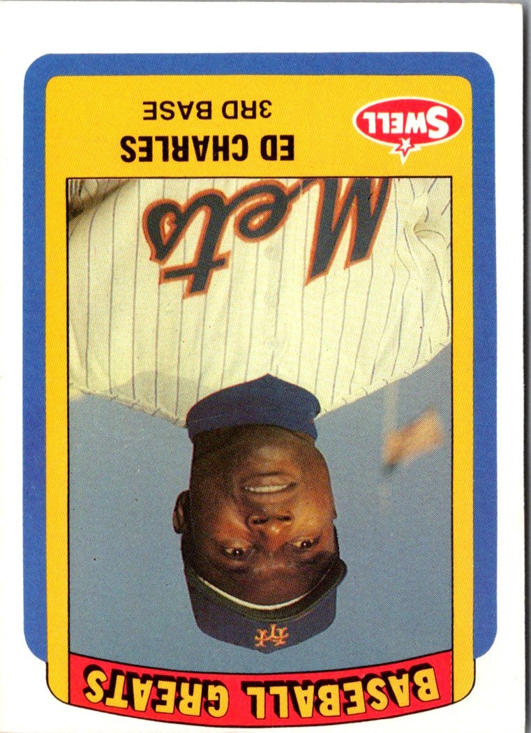 1990 Swell Baseball Greats Ed Charles