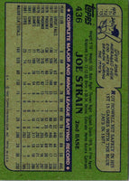 1982 Topps Joe Strain #436