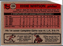 1981 Topps Eddie Whitson
