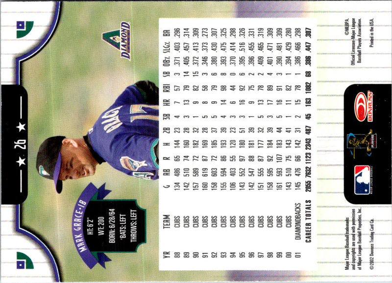 2002 Donruss Mark Grace
