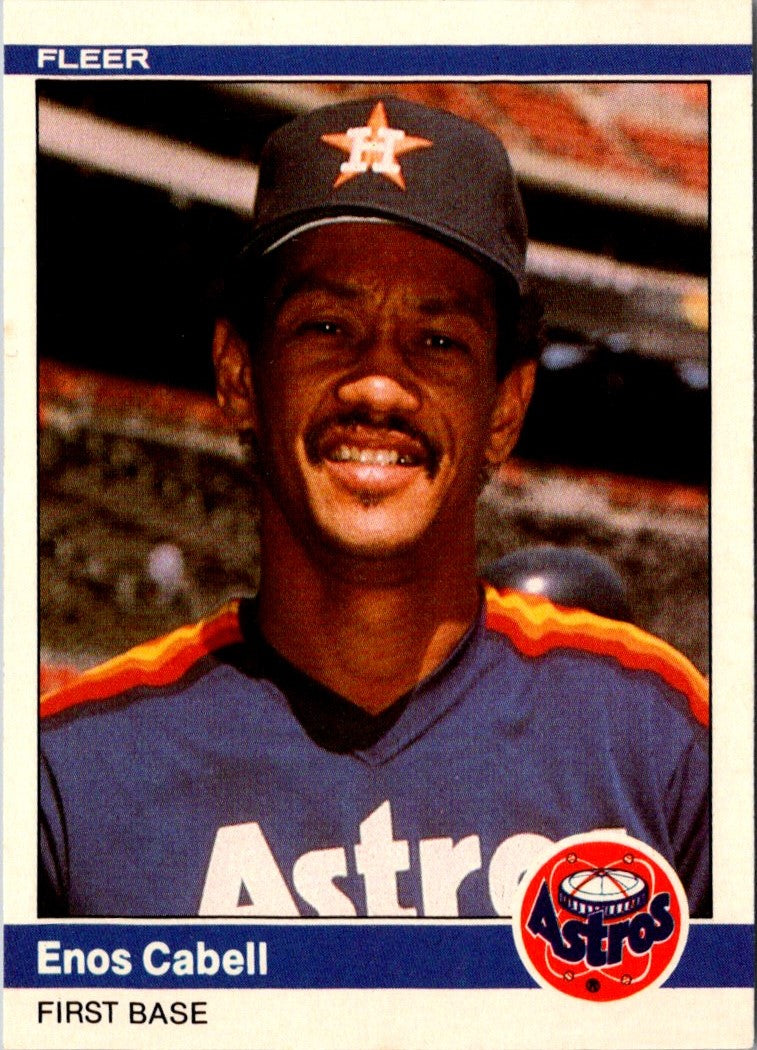 1984 Fleer Update Enos Cabell