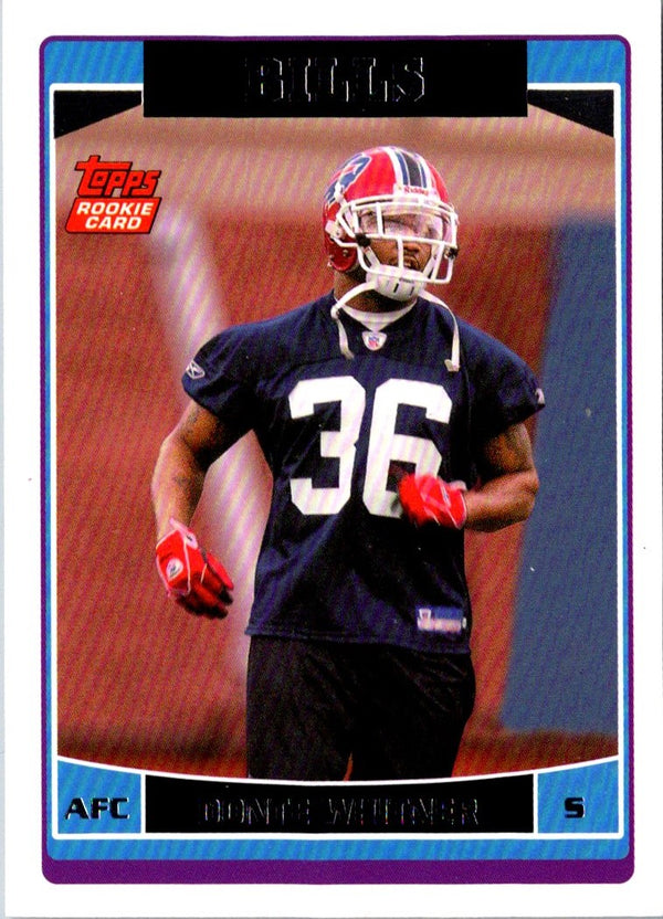 2006 Topps Donte Whitner #340 Rookie