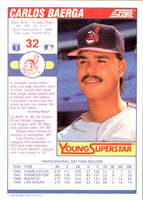 1990 Score Young Superstars II Carlos Baerga #32